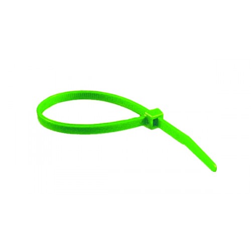 14" 50lb Florescent Green Cable Ties 100/bag Part # C14-50-Flor Green 1