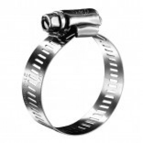 #6P Stainless Steel Hose Clamp w/ Zinc Plated Screw