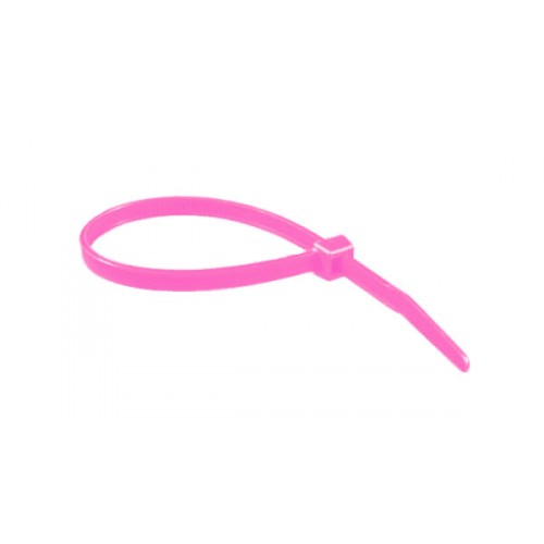 14" 50lb Florescent Pink Cable Ties 100/bag Part # C14-50-Flor Pink 3
